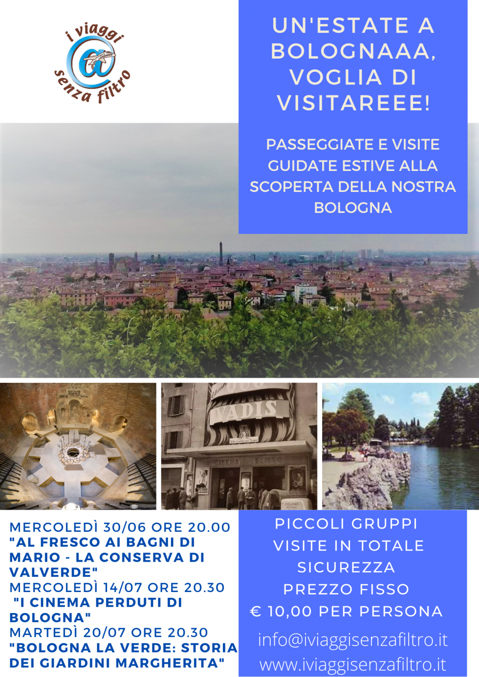 UN ESTATE A BOLOGNAAA VOGLIA DI VISITAREEE Visite Guidate Serali A 